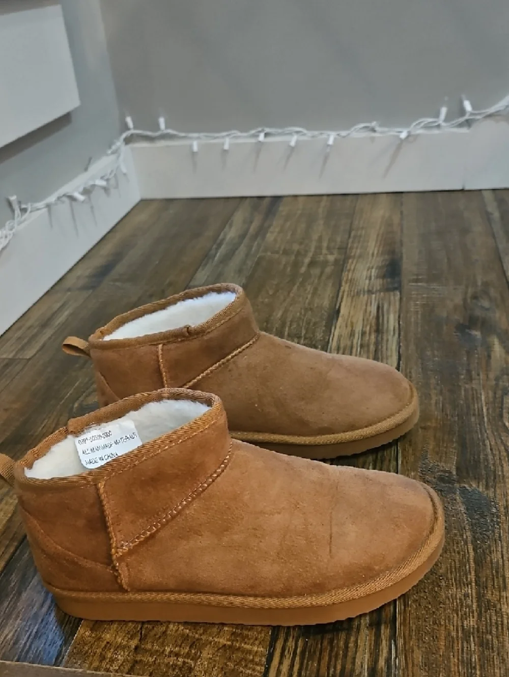Sperry Chestnut‎ Suede Faux-Fur Lined Ankle Boots